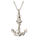Stainless Steel Solid Anchor Pendant